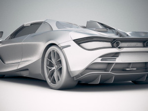 Mclaren 720S Spider 2019 Modello 3D