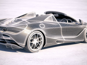 Mclaren 720S Spider 2019 Modello 3D