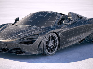 Mclaren 720S Spider 2019 Modello 3D