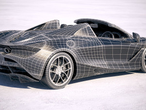 Mclaren 720S Spider 2019 Modello 3D
