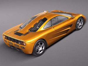 Mclaren F1 1994-1998 3D 모델