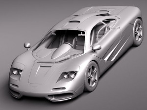 Mclaren F1 1994-1998 3D 모델