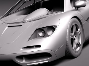 Mclaren F1 1994-1998 3D 모델