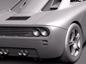 Mclaren F1 1994-1998 3D 모델