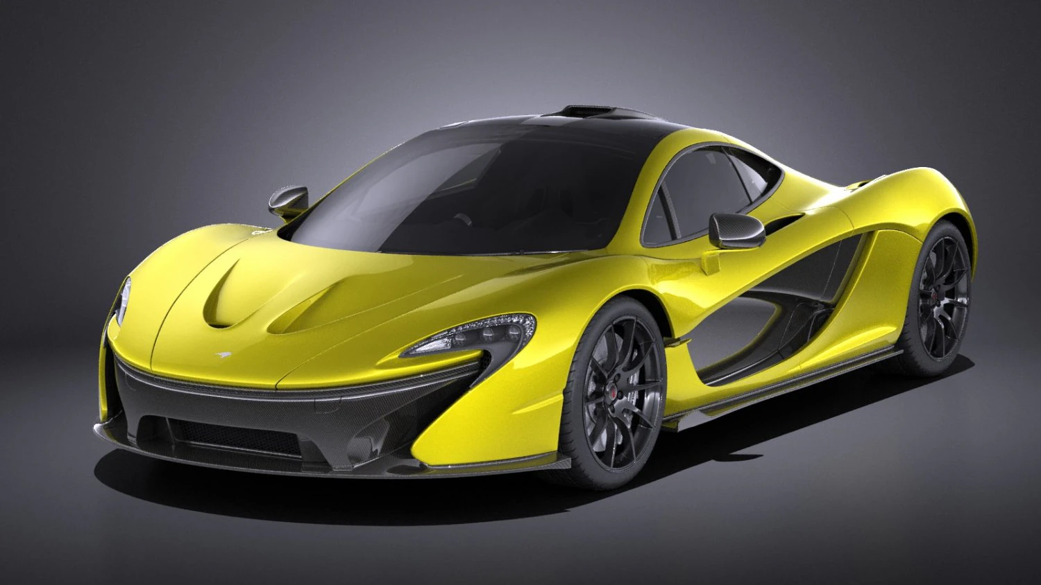 Mclaren P1 2016 vray 3D Model .c4d .max .obj .3ds .fbx .stl .blend 