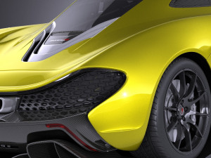 Mclaren P1 2016 vray Modello 3D