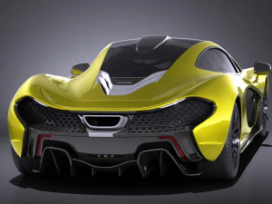 Mclaren P1 2016 vray 3D Model