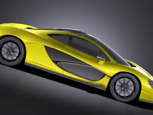 Mclaren P1 2016 vray 3D Model