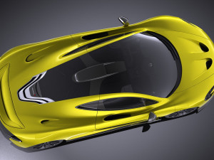 Mclaren P1 2016 vray Modello 3D