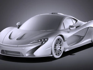 Mclaren P1 2016 vray 3D Model