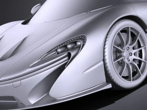 Mclaren P1 2016 vray 3D Model
