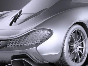 Mclaren P1 2016 vray 3D Model