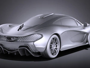 Mclaren P1 2016 vray 3D Model