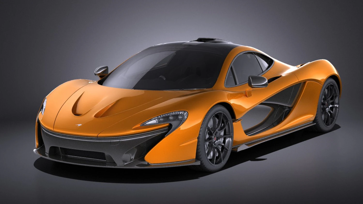 Mclaren P1 Concept 2013 vray 3D Model .c4d .max .obj .3ds .fbx .stl .blend 