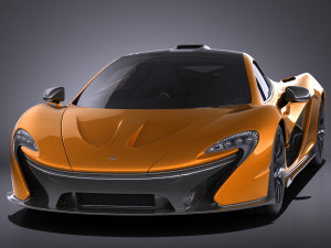 Mclaren P1 Concept 2013 vray Modelo 3D