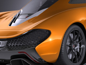 Mclaren P1 Concept 2013 vray Modelo 3D