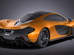 Mclaren P1 Concept 2013 vray Modelo 3D