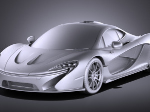 Mclaren P1 Concept 2013 vray Modelo 3D