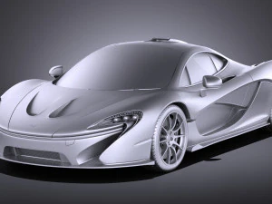 Mclaren P1 Concept 2013 vray 3D Model