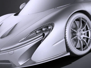Mclaren P1 Concept 2013 vray 3D Model