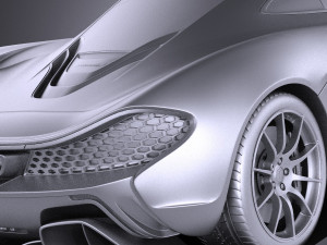 Mclaren P1 Concept 2013 vray Modelo 3D