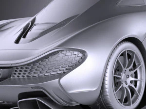 Mclaren P1 Concept 2013 vray 3D Model