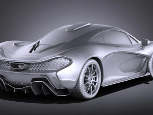 Mclaren P1 Concept 2013 vray 3D Model