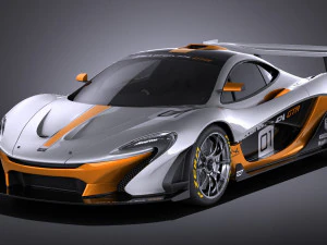 迈凯伦 P1 GTR 概念车 2016 vray 3D 模型