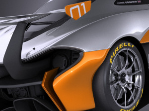Mclaren P1 GTR Concept 2016 vray 3D मॉडल
