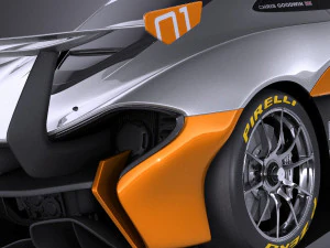 Mclaren P1 GTR Concept 2016 vray 3D Model