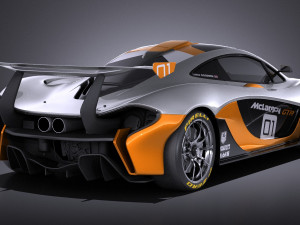 Mclaren P1 GTR Concept 2016 vray 3D मॉडल
