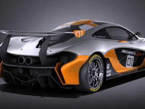 Mclaren P1 GTR Concept 2016 vray 3D Model