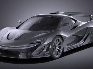 mclaren p1 lm 2018 3D Model