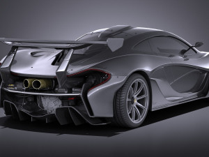 Mclaren P1 LM 2018 Modello 3D