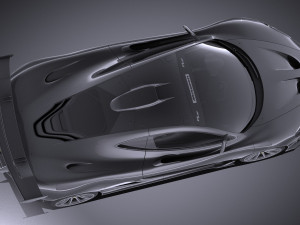 Mclaren P1 LM 2018 Modello 3D