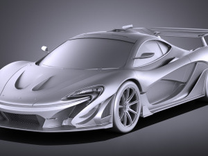 Mclaren P1 LM 2018 Modello 3D