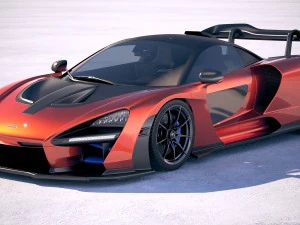 Mclaren Senna 2019 Model 3D