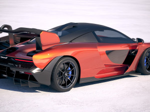Mclaren Senna 2019 3D Модель