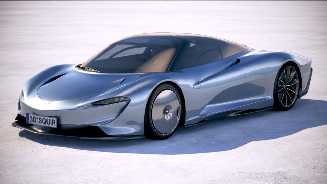 Mclaren Speedtail 2020 Model 3D .c4d .max .obj .3ds .fbx .stl .blend
