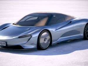 Mclaren Speedtail 2020 3D Model