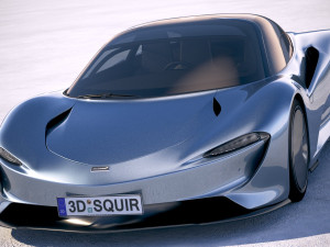 Mclaren Speedtail 2020 Model 3D