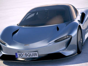 Mclaren Speedtail 2020 3D Model