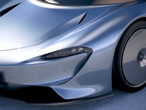Mclaren Speedtail 2020 Model 3D