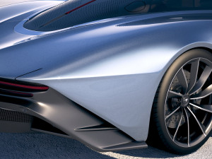 Mclaren Speedtail 2020 Model 3D