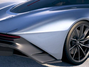 Mclaren Speedtail 2020 3D Model
