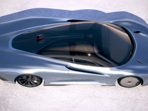 Mclaren Speedtail 2020 3D Model