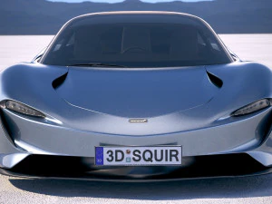 Mclaren Speedtail 2020 3D Model