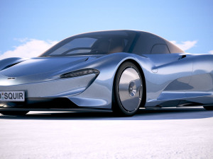 Mclaren Speedtail 2020 Model 3D