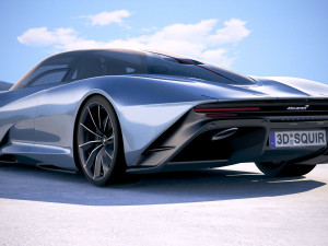 Mclaren Speedtail 2020 Model 3D