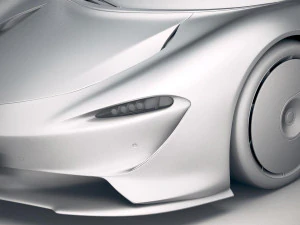 Mclaren Speedtail 2020 3D Model